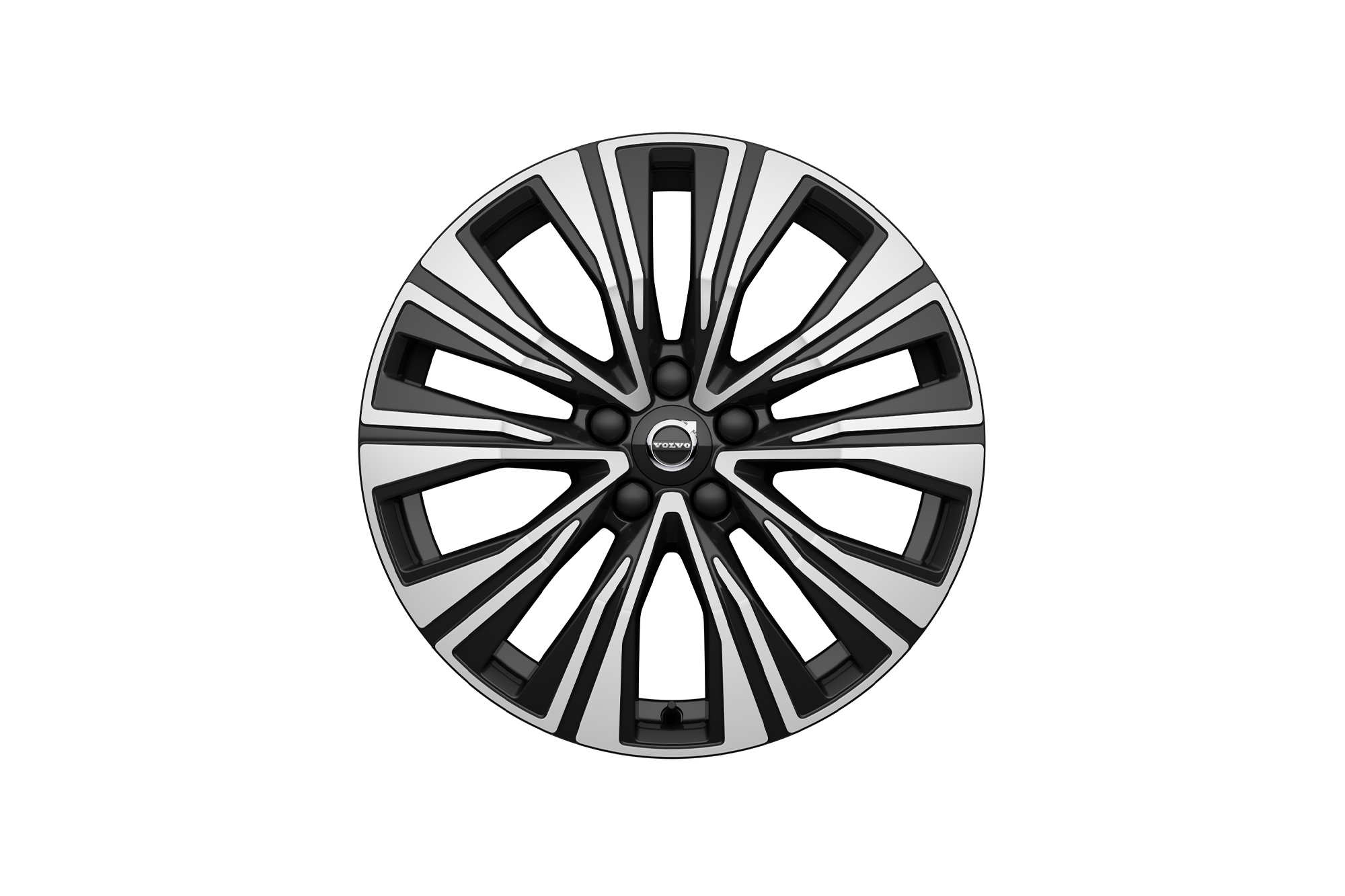 Rines 18” 5-Multi Spoke Black Diamond Cut