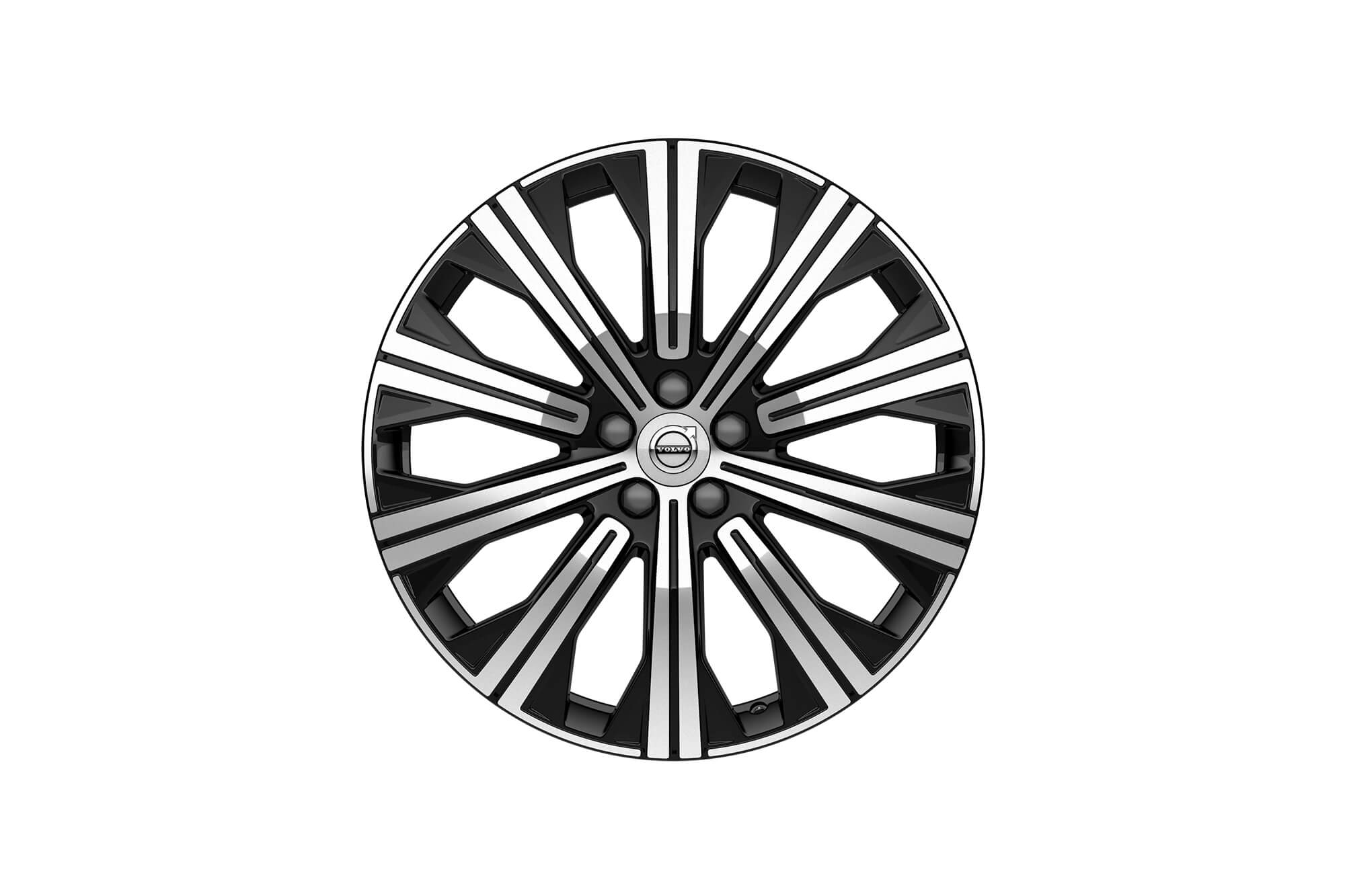 Rines 20” 10-Spoke Black Diamond Cut Alloy