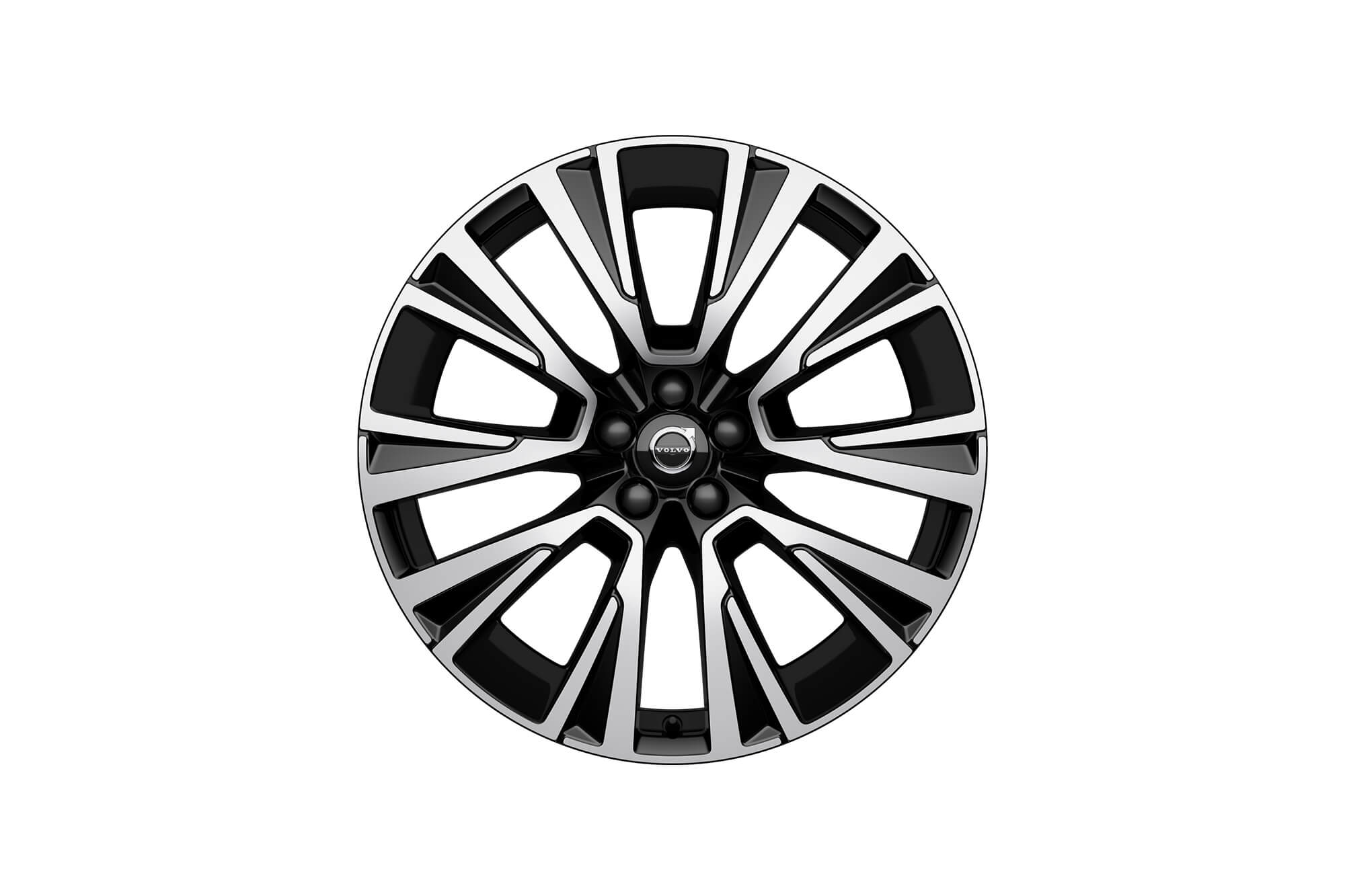 Rines 20” 5-Multispoke Black Diamond Cut Alloy